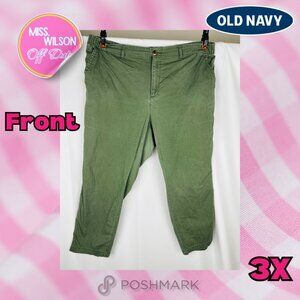 Old Navy Olive Green Work Chino Pants - Plus size 3X